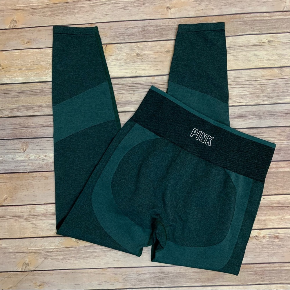 PINK Victoria’s Secret Seamless Tight Green Sz M